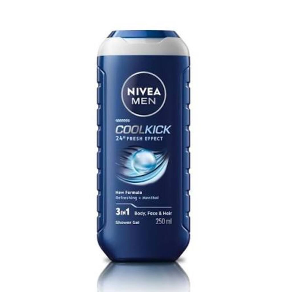 NIVEA MEN COOLKICK 3 IN1 SHOWER GEL 250 ML