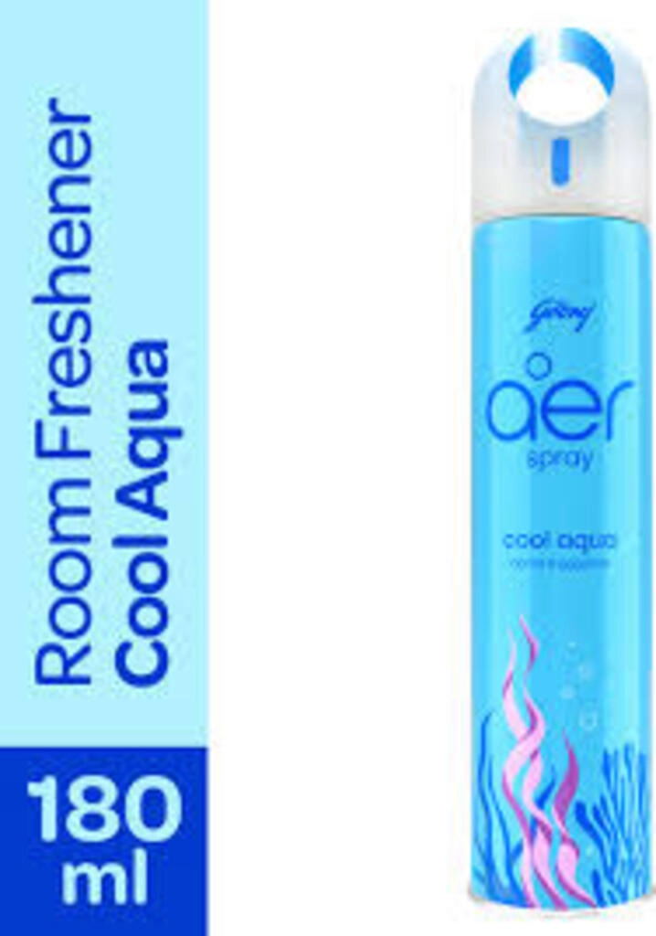 GODREJ AER SPRAY COOL AQUA HOME FRAGRANCE 180 ML