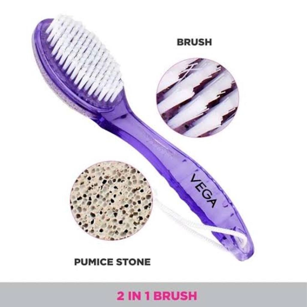 VEGA PUMICE STONE AND BRUSH WITH HANDLE (PD-01N)