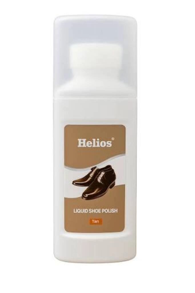 HELIOS LIQUID SHOE POLISH TAN 80 ML