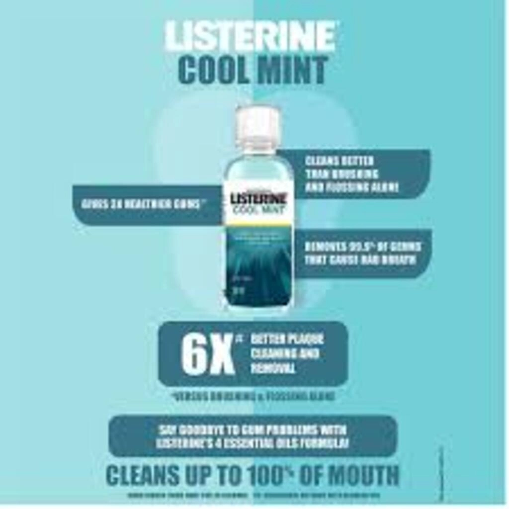 MOUTHWASH LISTERINE COOL MINT 100 ML