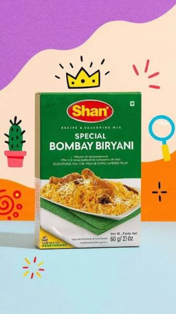SHAN SPECIAL BOMBAY BIRYANI MIXED MASALA POWDER 60 G