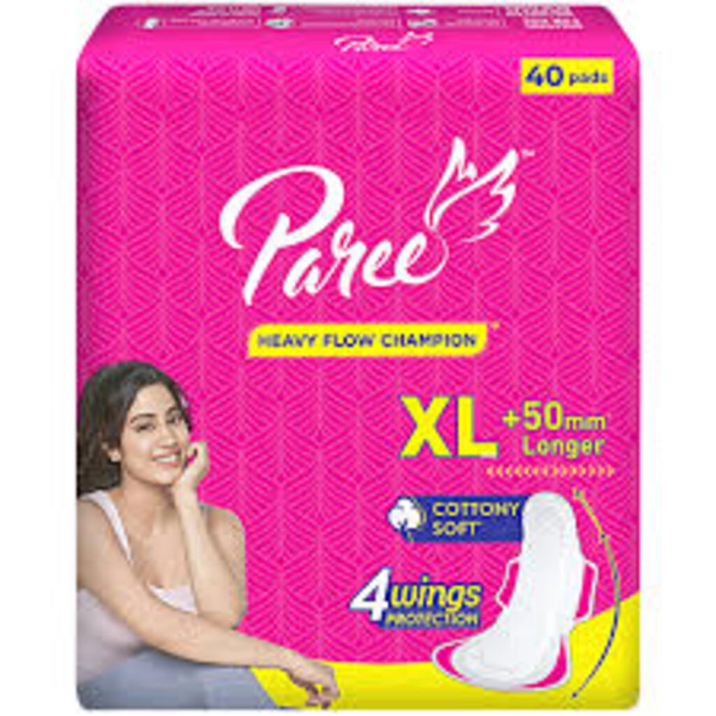 PAREE COTTON SOFT XL + 50 MM LONGER 40 PADS