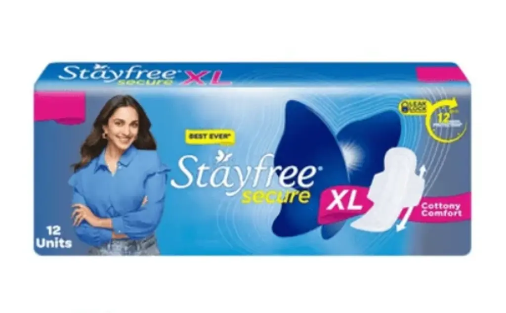 STAYFREE SECURE XL COTTONY COMFORT 12 PADS