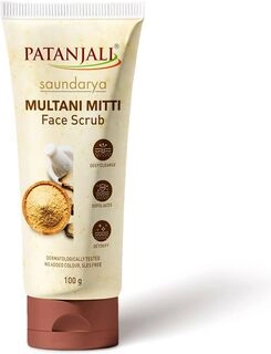 PATANJALI SAUNDARYA FACE SCRUB MULTANI MITTI 100G