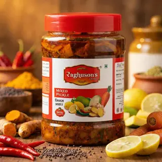 RAGHUSON'S MIXED PICKLE 450 G