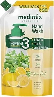 MEDIMIX AYURVEDIC HANDWASH LEMON TULSI & ALOE VERA 675 ML