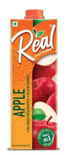 REAL APPLE FRUIT JUICE 1 L