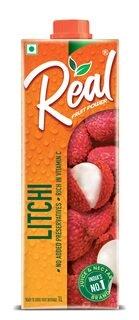 REAL LITCHI FRUIT JUICE 1 L