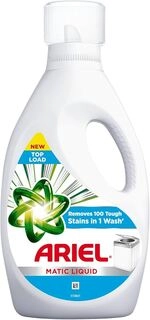 ARIEL POWER GEL MATIC LIQUID TOP LOAD 1 KG