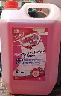 WASH WAY FLOOR CLEANER ROSE 5 L