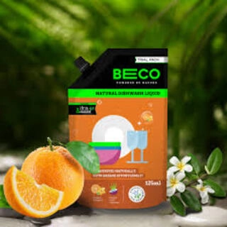 BECO NATURAL DISHWASH LIQUID 125 ML