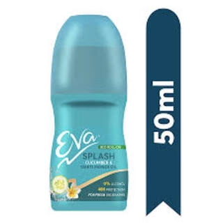EVA DEO ROLLON SPLASH CUCUMBER & TAHITI MONOI OIL 50 ML