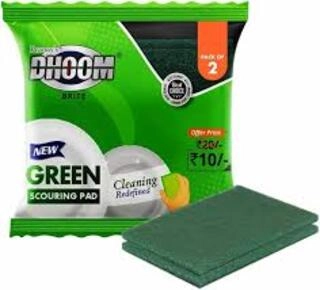 PRANAY'S DHOOM BRITE GREEN SCOURING PAD