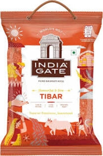 INDIA GATE BASMATI RICE TIBAR 5 KG