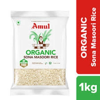 AMUL ORGANIC SONA MANSOORI RICE 1 KG
