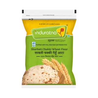 INDURATNA SHARBATI WHEAT CHAKKI FLOUR 1 KG
