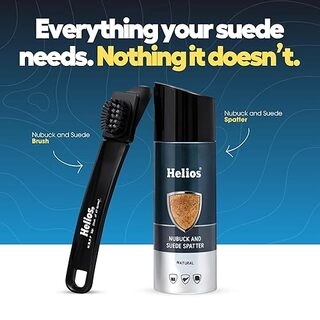 HELIOS NUBUCK AND SUEDE SPATTER NATURAL 165 ML