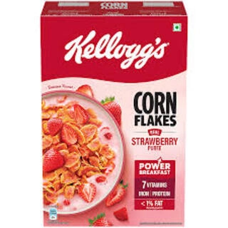KELLOGG'S CORN FLAKES REAL STRAWBERRY PUREE 300 G