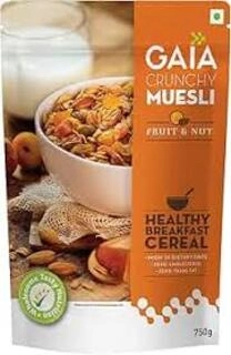 GAIA CRUNCHY MUSELI FRUIT & NUT 750 G