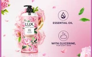 LUX BODY WASH SOFT ROSE FRESCH ROSE & ALMOND OIL 750 ML