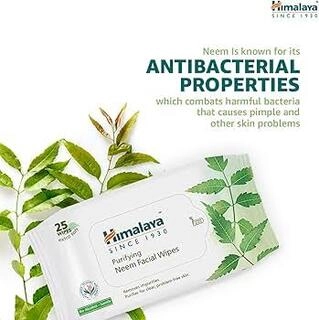 HIMALAYA PURIFYING NEEM FACIAL WIPES 25 N
