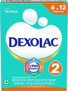 DEXOLAC MILK POWDER STAGE 2 (6TO12MONTHS) 400 G