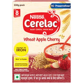 NESTLE CERELAC WHEAT APPLE CHERRY 8TO24 MONTHS 360 G
