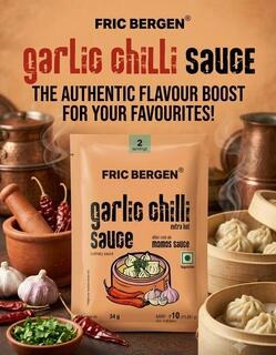 FRIC BERGEN GARLIC CHILLI  SAUCE 34 G