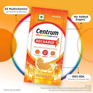 CENTRUM RECHARGE ORANGE FLAVOUR 5 G X 6