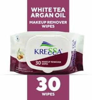KRESSA MAKEUP REMOVER WIPES 30