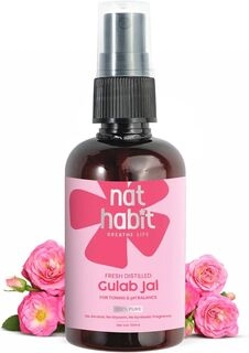 NAT HABIT FRESH DISTILLED GULAB JAL 100 ML