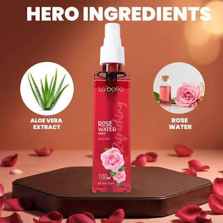 LA'BOLIA ROSE WATER MIST FACIAL TONER 100 ML
