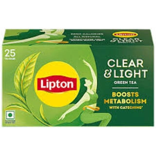 LIPTON CLEAR & LIGHT GREEN TEA 25 TEA BAGS