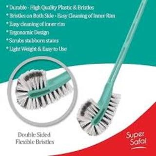 SPOTZERO TOILET BRUSH DOUBLE SIDE BRISTLES