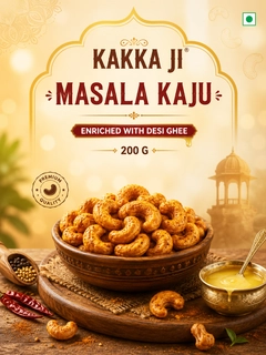BANARASI KAKKA JI MASALA KAJU ENRICHED WITH DESI GHEE 200 G