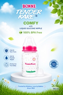 BONNE TENDER KARE COMFY WITH LIQUID SILICON NIPPLE 150 ML