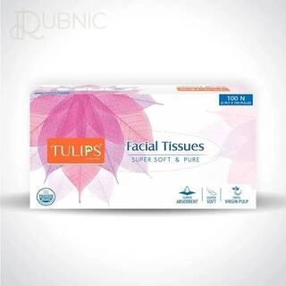 TULIPS FACIAL TISSUES SUPER SOFT & PURE 100 N