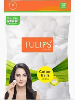 TULIPS COTTON BALLS 50 PCS
