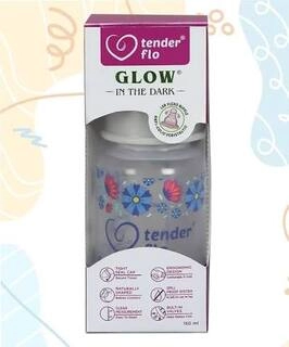 TENDER FLO GLOW IN THE DARK FEEDER BOTTLE 250 ML
