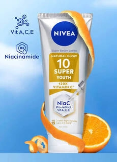 NIVEA SUPER SERUM LOTION NATURAL GLOW 10 SUPER YOUTH 170 ML