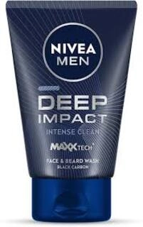 NIVEA MEN DEEP IMPACT INTENSE CLEAN FACE WASH 100 ML