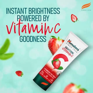 HIMALAYA BRIGHTENING VITAMIN C STRAWBERRY FACE WASH 100 ML