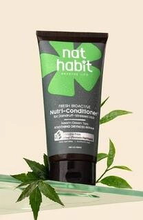 NAT HABIT FRESH BIOACTIVE NUTRI-CONDITIONER FOR DANDRUFF-STRESSED HAIR NEEM GREEN TEA SOOTHING DRYNESS REPAIR 125 ML