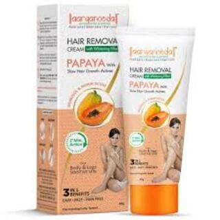 AARYANVEDA GAIR REMOVAL CREAM PAPAYA 60 G 1+1