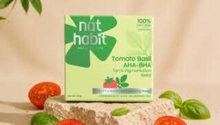 NAT HABIT TOMATO BASIL TAN REDUCTION SOAP 75 G