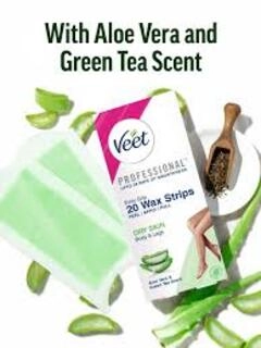 VEET PROFESSIONAL DRY SKIN WIPES 24 WAX STRIPS