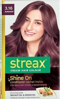 STREAX CREAM HAIR COLOUR BURGUNDY 3.16 50 G