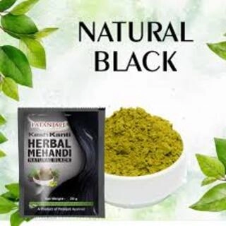 PATANJALI KESH KANTI HERBAL MEHANDI NATURAL BLACK 20 G