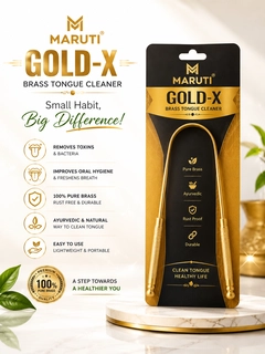 MARUTI GOLD-X BRASS TONGUE CLEANER